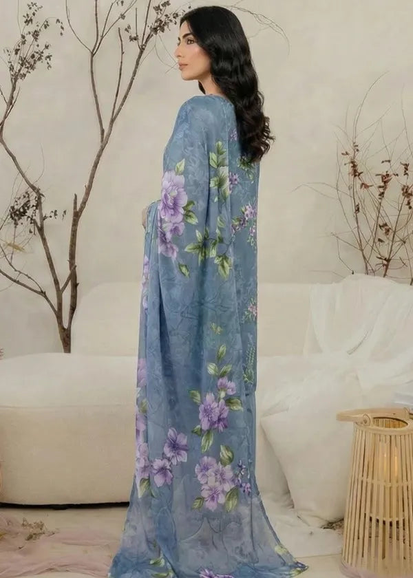 ESSENTIALS BY HUMDUM LAWN WITH CHIFFON DUPATTA VOL-2 D-05 | ✅ 100% Original