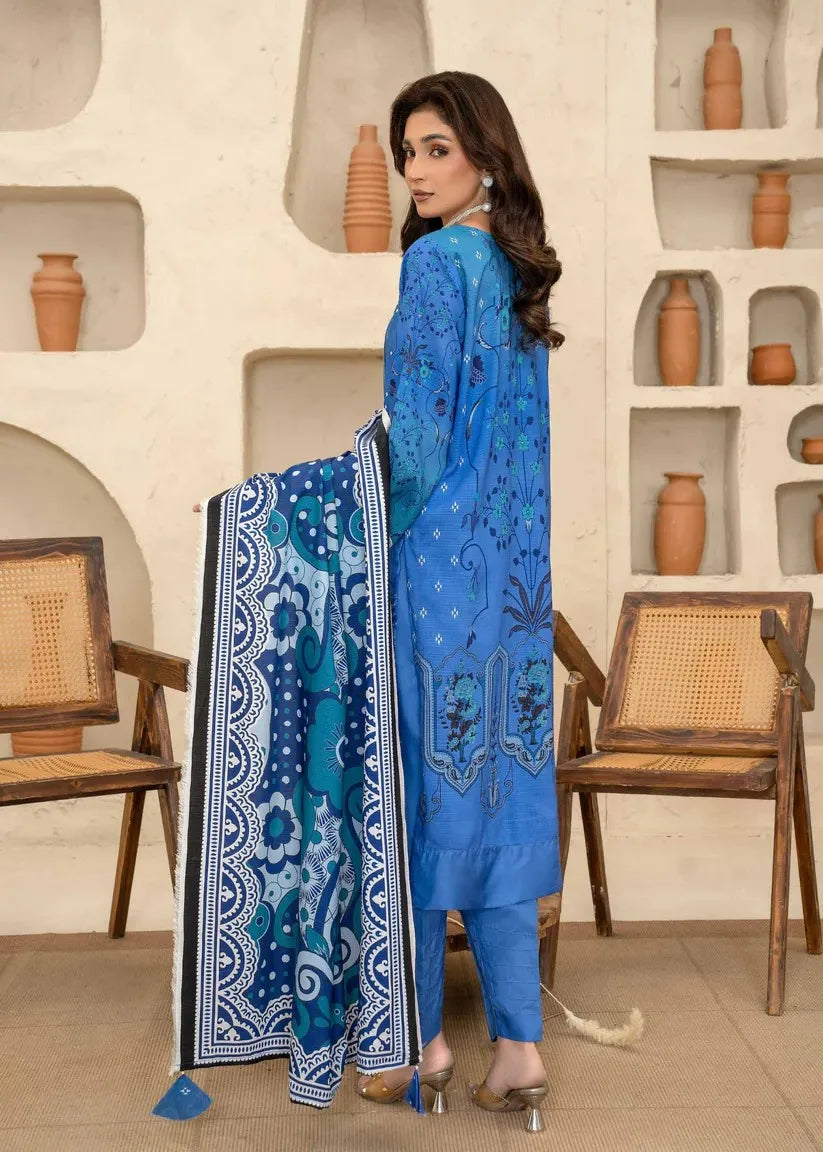 ESHA ESHAL BY BIN ILYAS PREMIUM PRINTED VISCOSE 3PC Design 7
