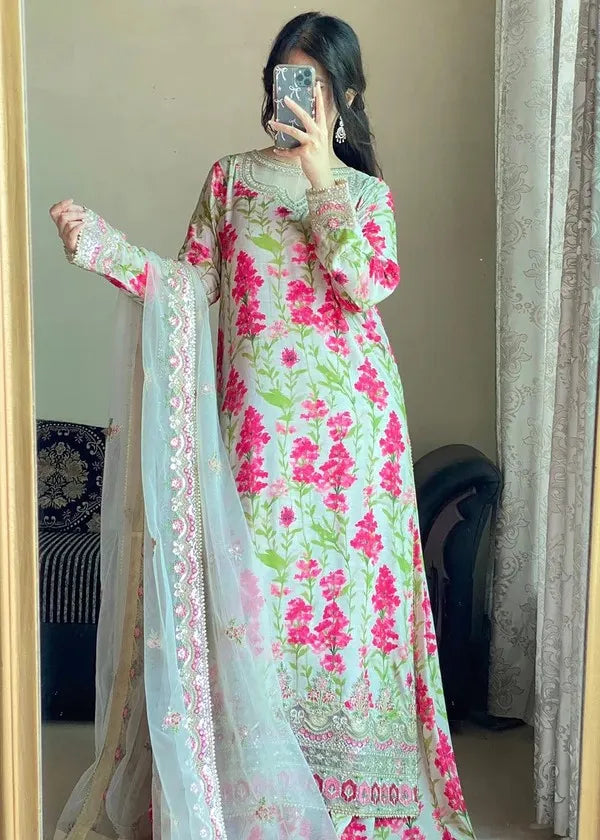 ANEELAS SILK SUIT FC-06 A