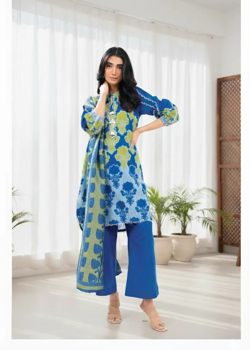 ALKARAM STUDIO KHADDAR 3 PIECE UNSTITCHED D2 46