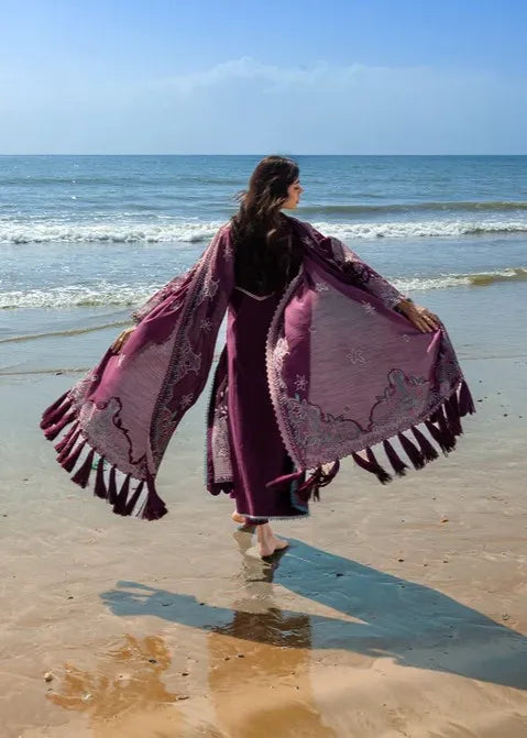 SIRENE BY MAHNUR LUXURY 3PC LAWN '26 S-01 | ✅ 100% Original