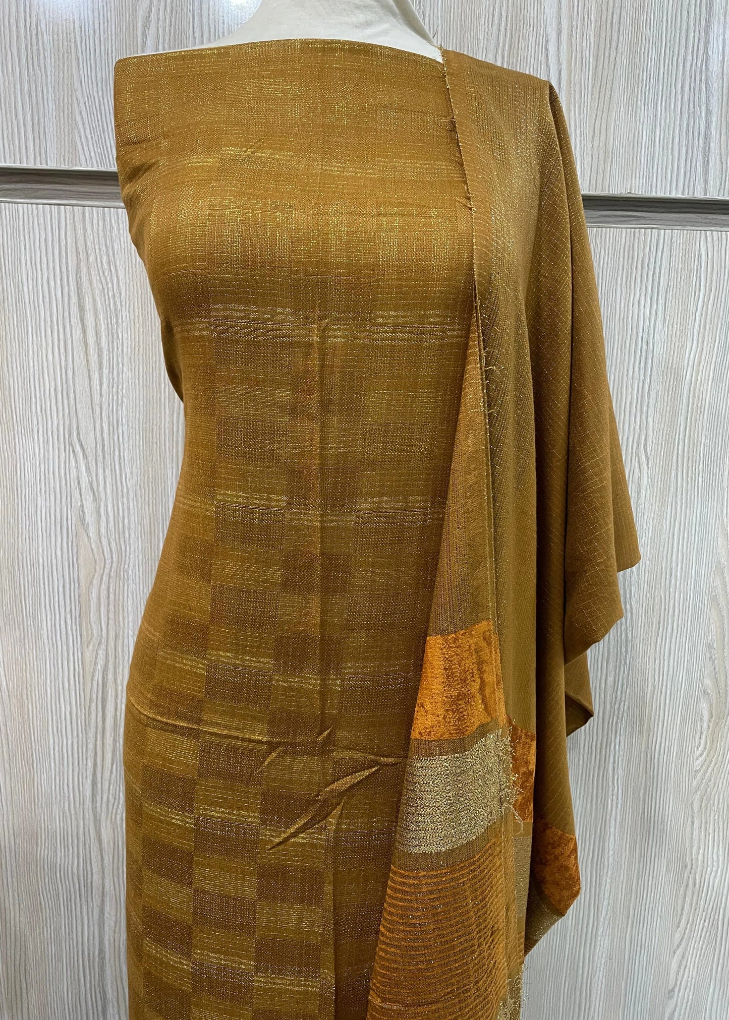 PERSIAN WOOL WINTER 3PC SUIT (Mustard) SD-02