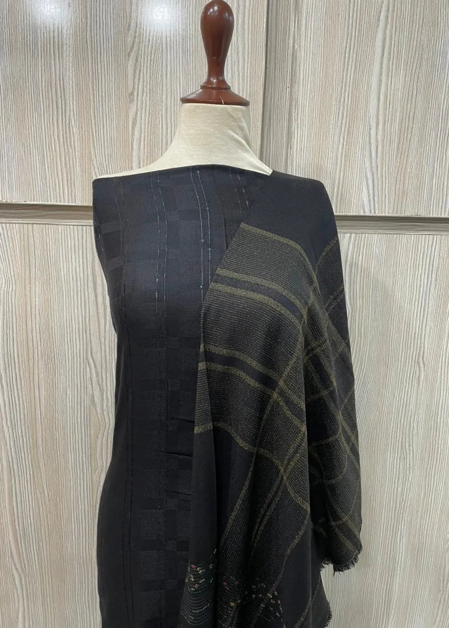 PERSIAN WOOL WINTER 3PC SUIT (Black)