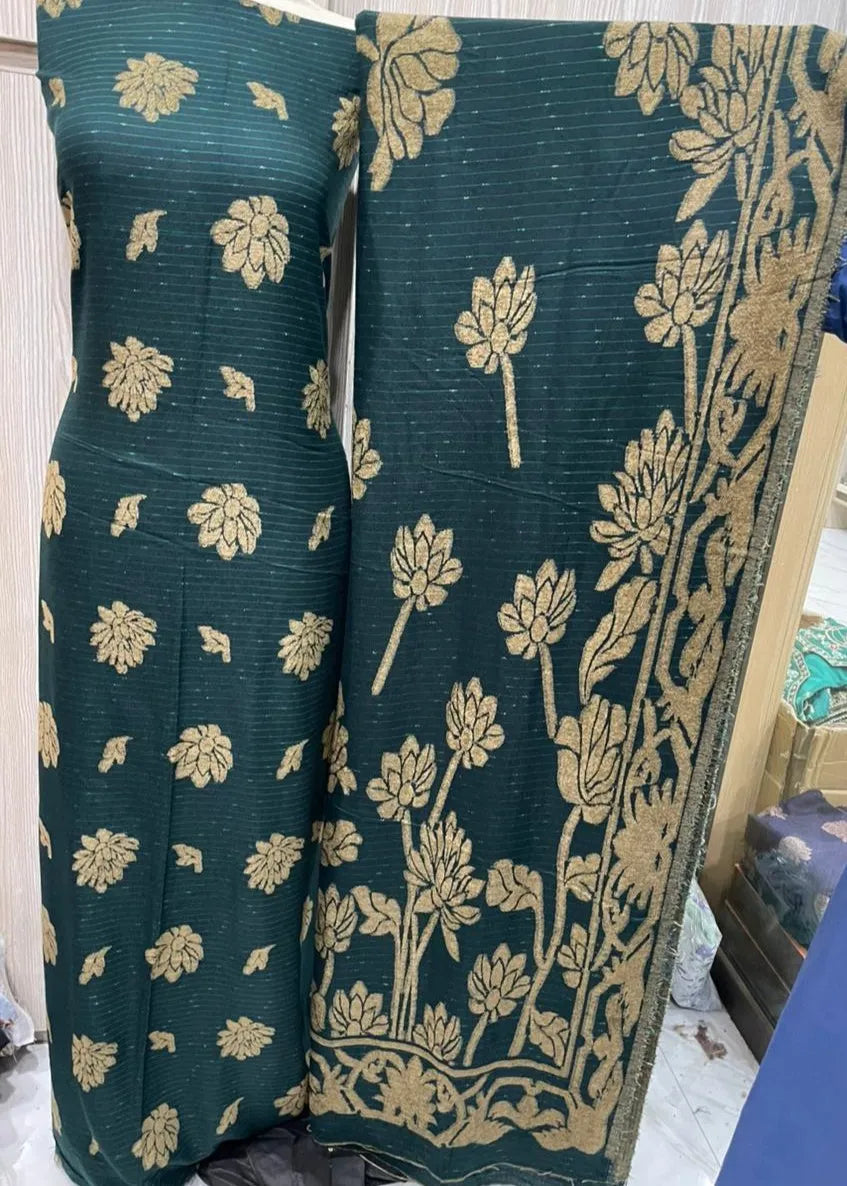 PERSIAN PALACHI WOOL WINTER 3PC SUIT WITH PALACHI SHWAL EFD-08