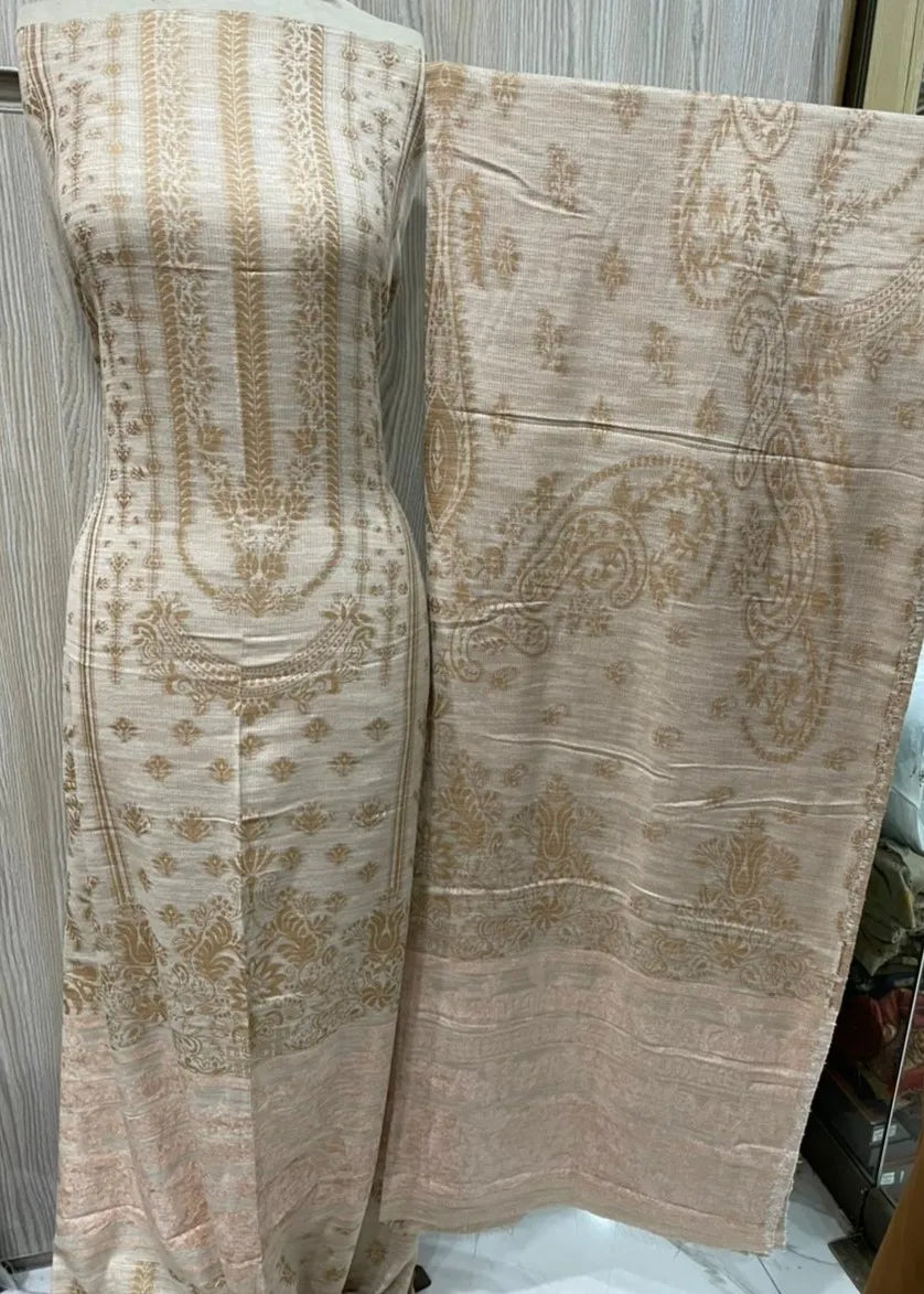 PERSIAN PALACHI WOOL WINTER 3PC SUIT WITH PALACHI SHWAL EBD-1