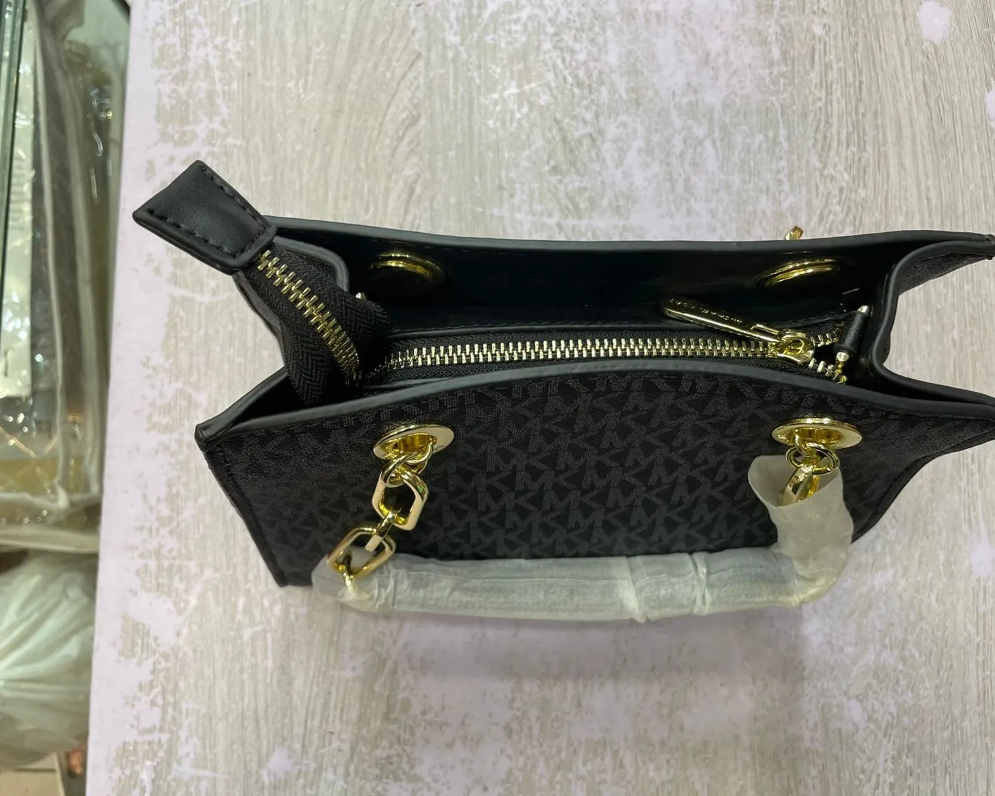 MICHAEL KORS MK SHOULDER BAG & HAND BAG FOR WOMAN BLACK COLOR