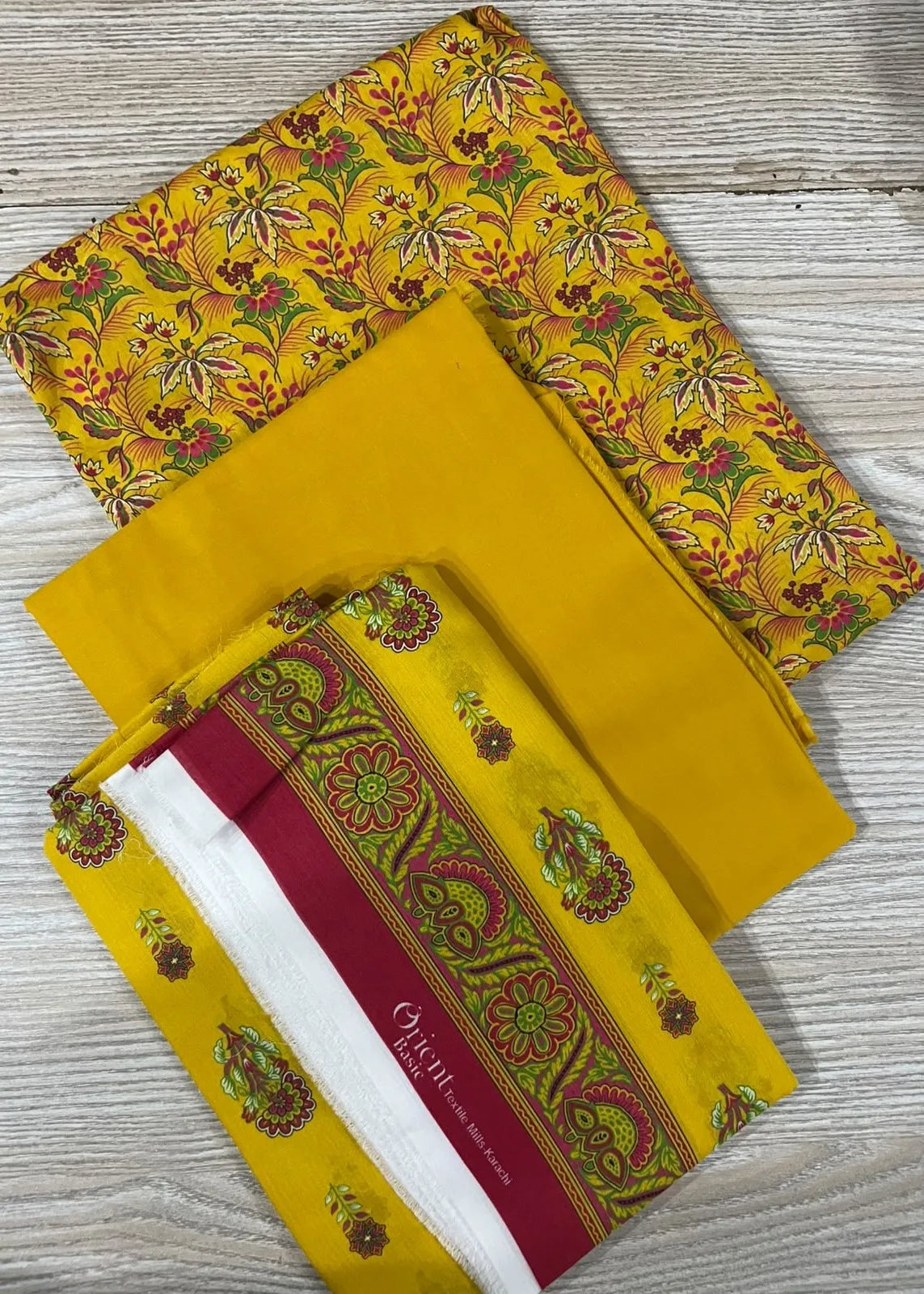 ORIENT BASIC LAWN COLLECTION 3 PIECE VOL 6 UNSTITCHED