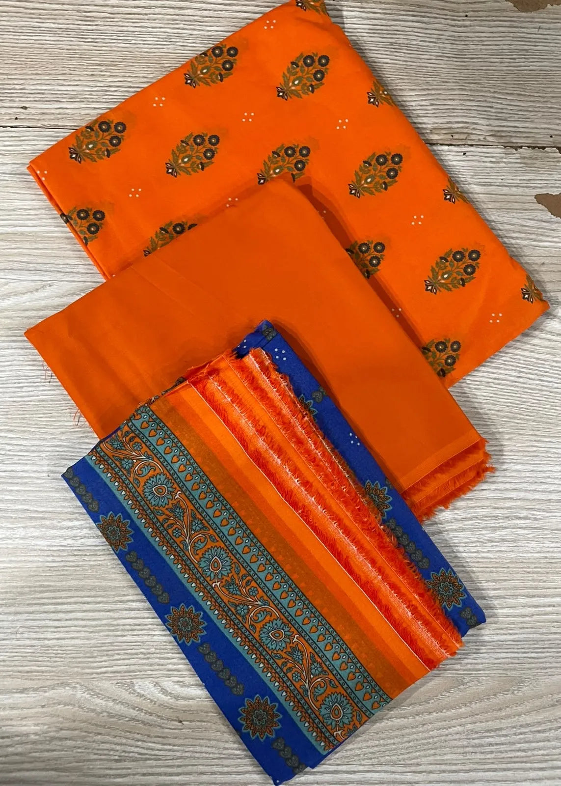 ORIENT BASIC LAWN COLLECTION 3 PIECE VOL 6 UNSTITCHED