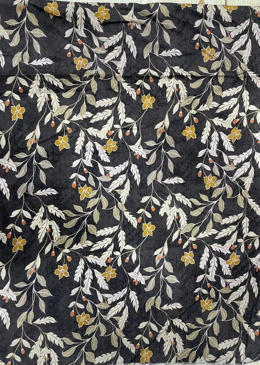 VISCOSE LINEN DIGITAL PRINTED SUIT 3 PIECE UNSTITCHED D-9