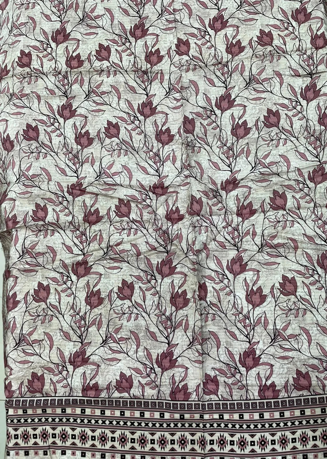 VISCOSE LINEN DIGITAL PRINTED SUIT 3 PIECE UNSTITCHED D-28