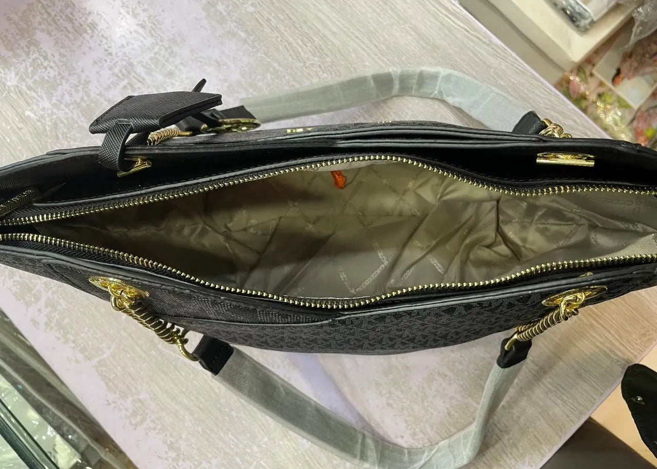 MICHAEL KORS MK HAND BAG FOR WOMAN BLACK COLOR