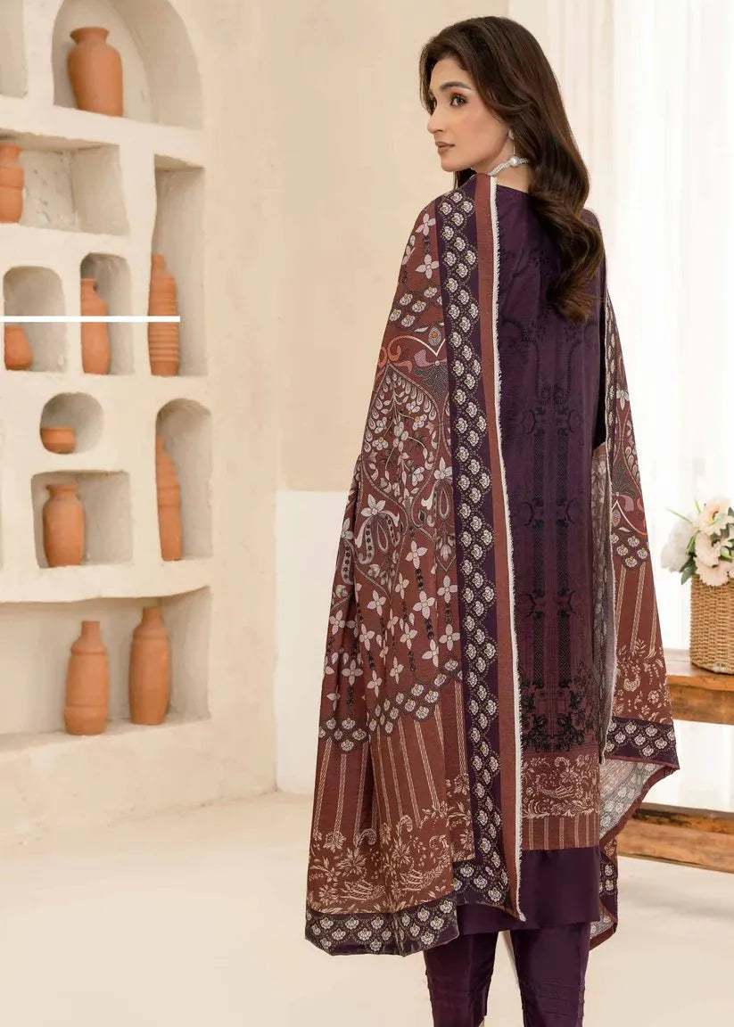 ESHA ESHAL BY BIN ILYAS PREMIUM PRINTED VISCOSE 3PC Design 10