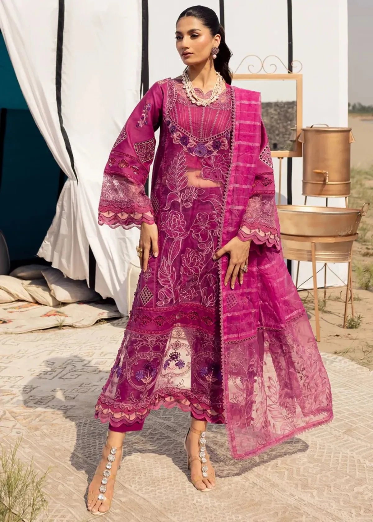 Parishay Janan Luxury Lawn'24 JL-02 | ✅ 100% Original