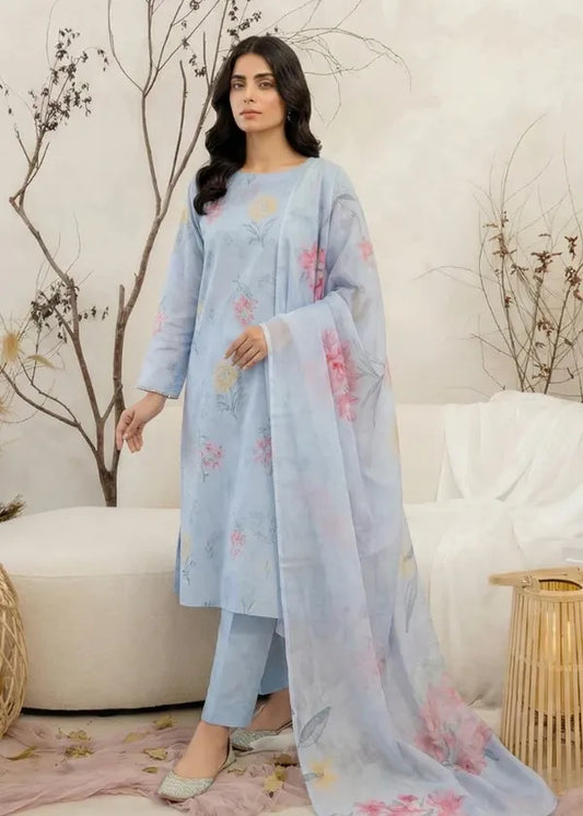 ESSENTIALS BY HUMDUM LAWN WITH CHIFFON DUPATTA VOL-2 D-02 | ✅ 100% Original