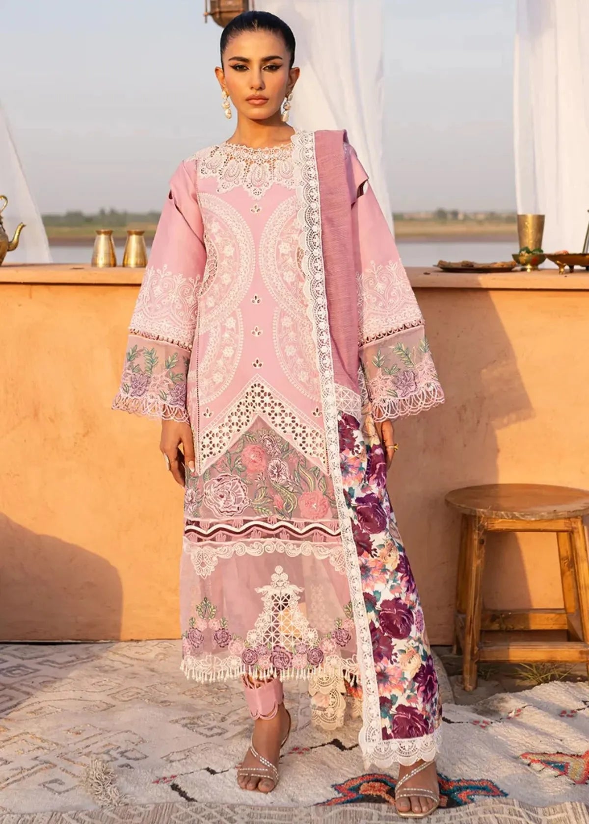 Parishay Janan Luxury Lawn'24 JL-08 | ✅ 100% Original