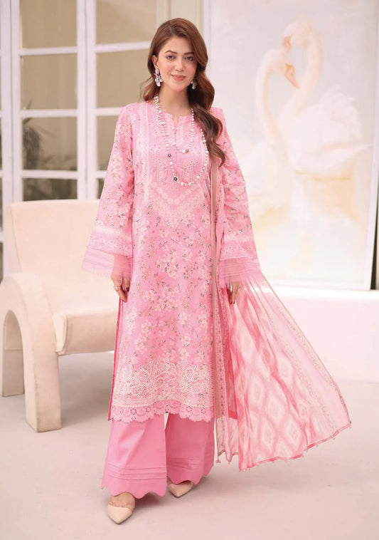 AAFREEN BY RIAZ ARTS EMBROIDERED LAWN SUITS UNSTITCHED 3 PIECE AF-245 - SUMMER COLLECTION  | ✅ 100% Original