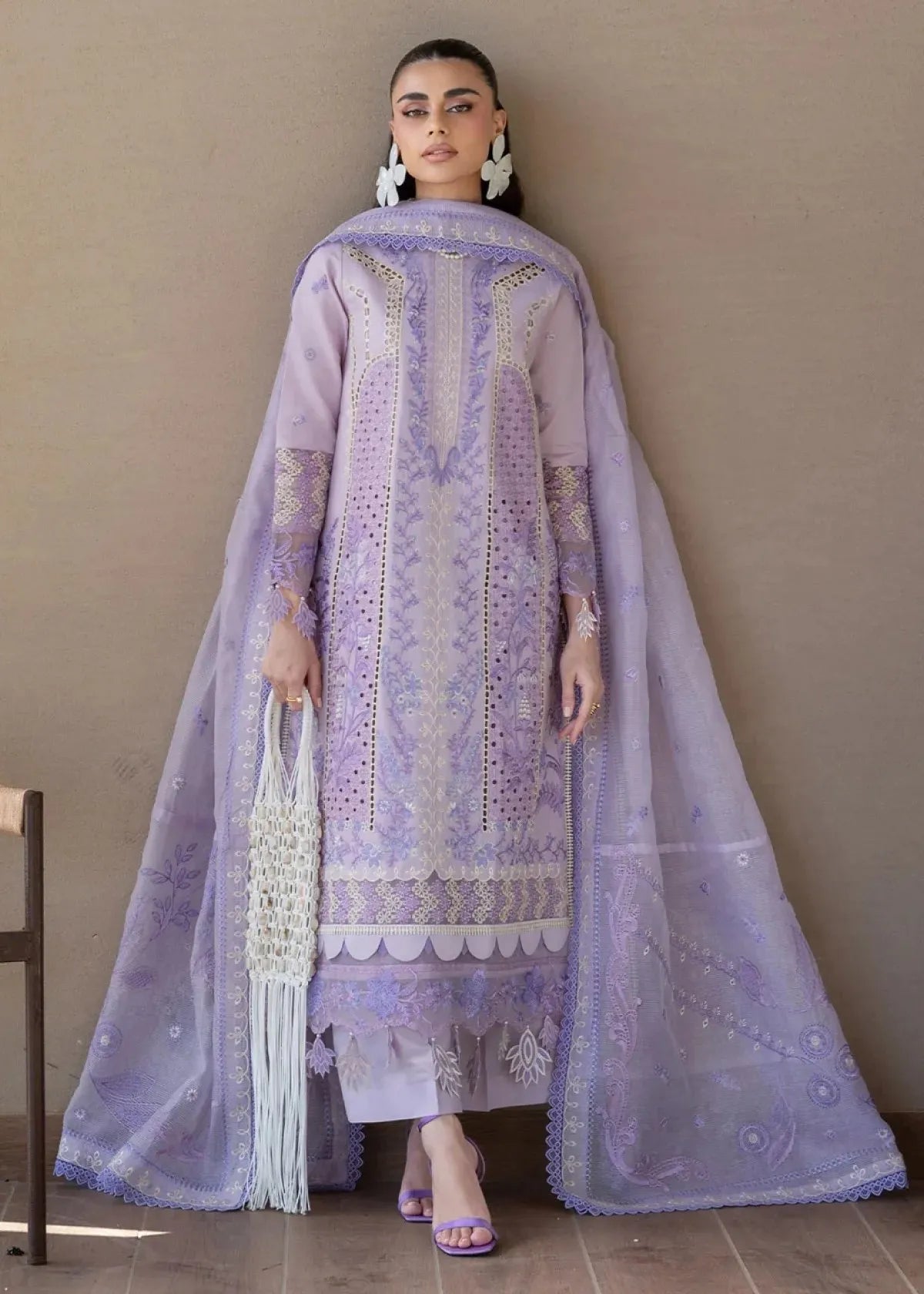 SIRENE BY MAHNUR LUXURY 3PC LAWN '26 S-07 | ✅ 100% Original