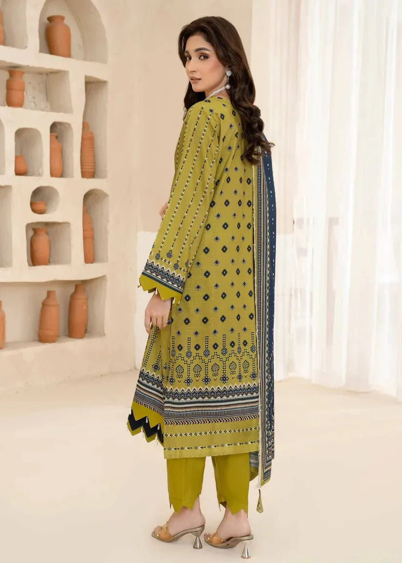 ESHA ESHAL BY BIN ILYAS PREMIUM PRINTED VISCOSE 3PC Design 2