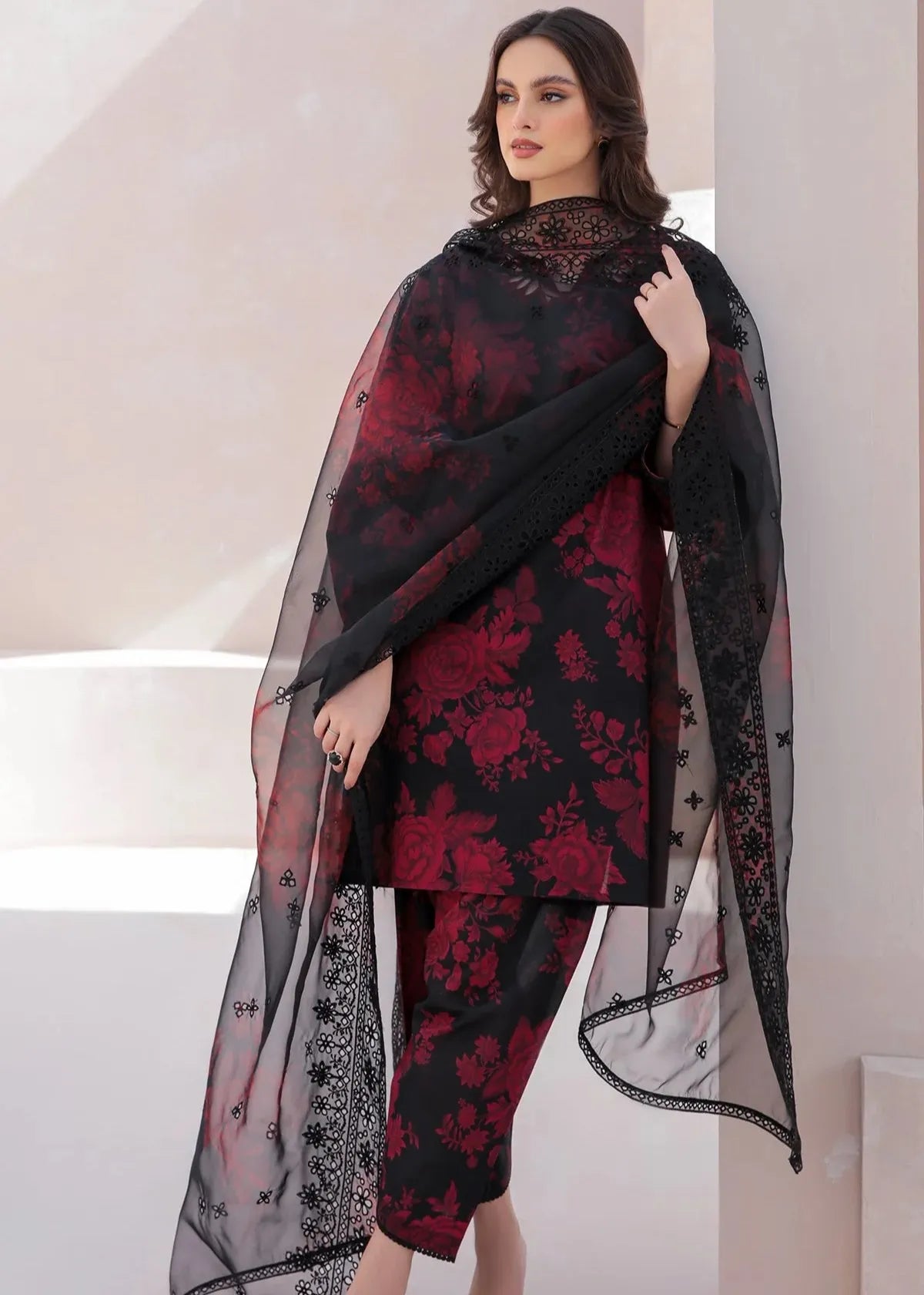 BAROQUE PRINTED LAWN 3PC UNSTITCHED