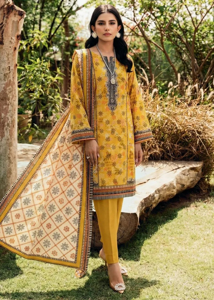REYAH BY MOTIFZ PREMIUM PRINTED LAWN 3PC D-04