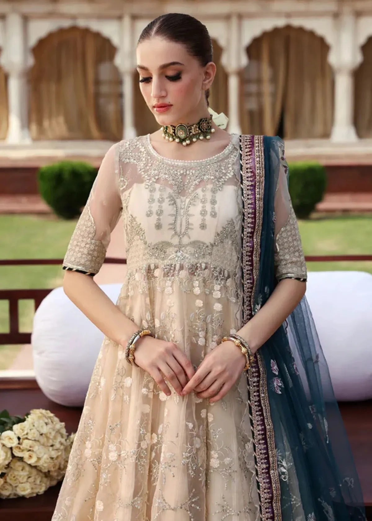 JAHANARA BY PARISHAY UNSTITCHED FORMAL'S JRA-10