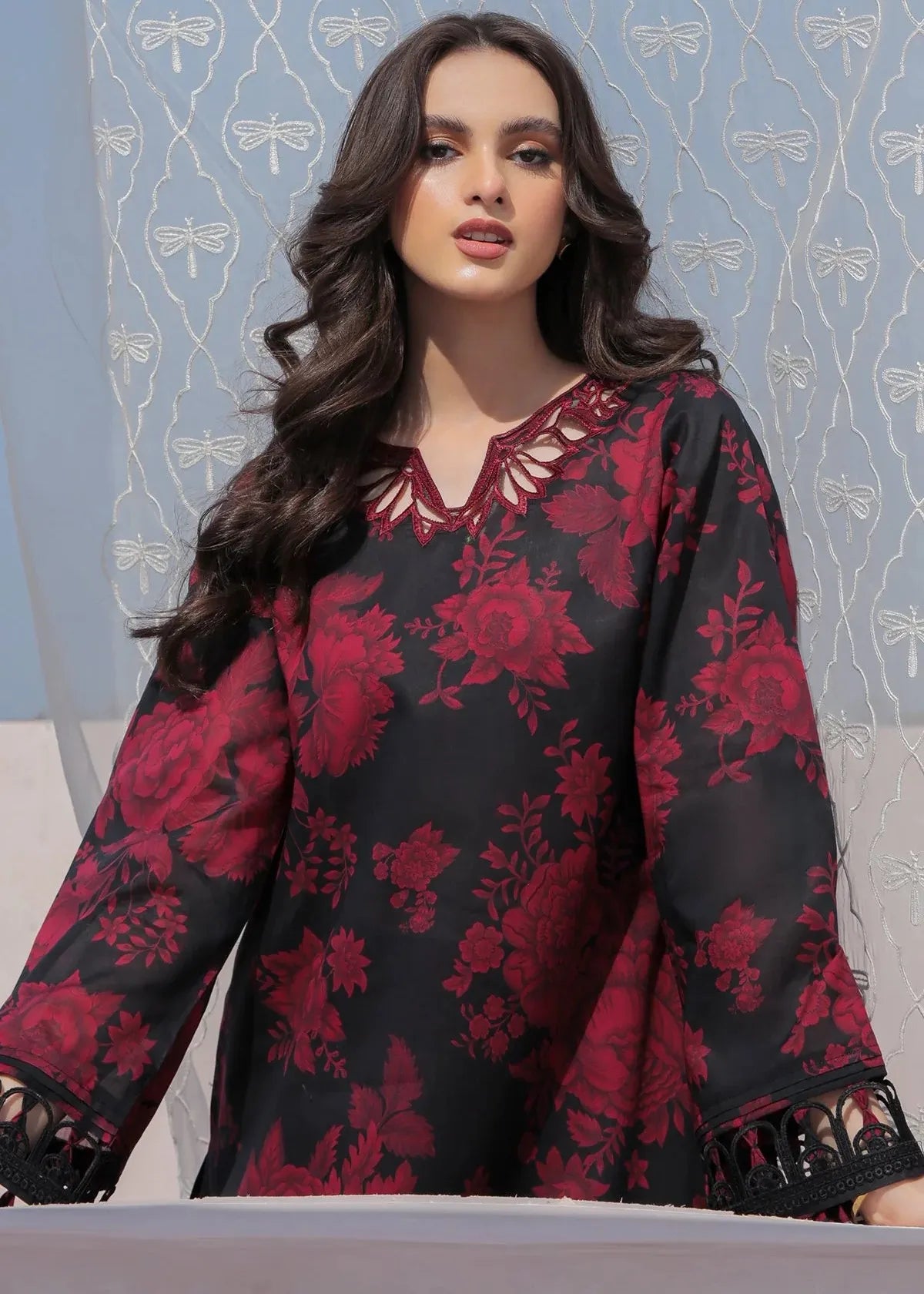 BAROQUE PRINTED LAWN 3PC UNSTITCHED