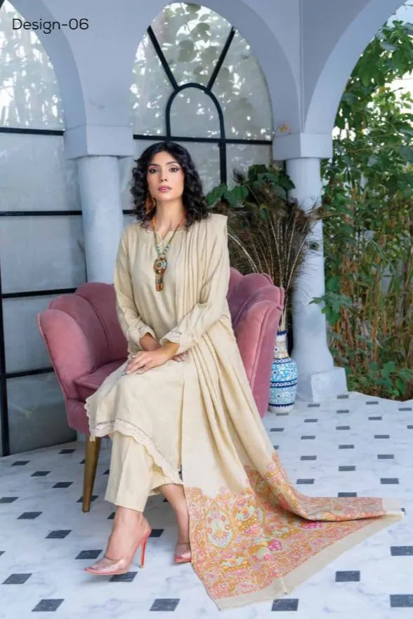 SEERAT BY RIAZ ARTS UNSTITCHED 3 PIECE D-1 WINTER COLLECTION | ✅ 100% Original