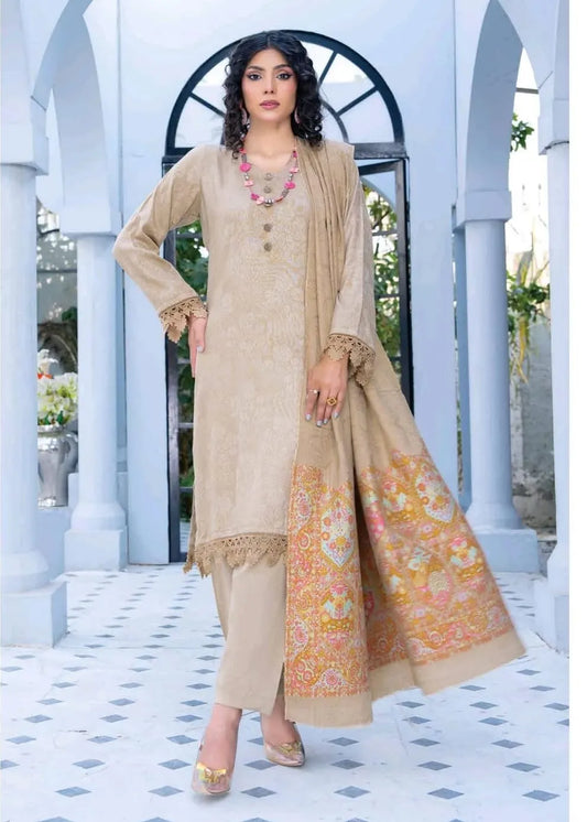 SEERAT BY RIAZ ARTS UNSTITCHED 3 PIECE D-1 WINTER COLLECTION | ✅ 100% Original