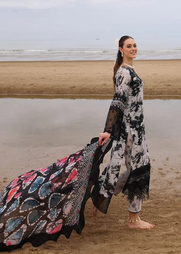 BAROQUE PRINTED LAWN 3PC UNSTITCHED