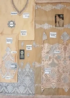 Maria B Embroidered Net Saree MB19WE