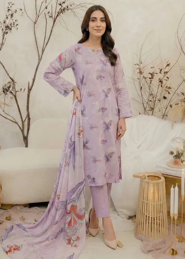 ESSENTIALS BY HUMDUM LAWN WITH CHIFFON DUPATTA VOL-2 D-09 | ✅ 100% Original