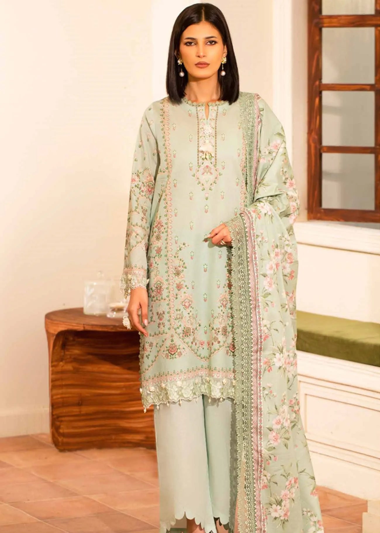 MAUSUMMERY DIGITAL PRINTED LAWN SUIT 3 PIECE VOLUME 1 AZELEA | ✅ 100% Original