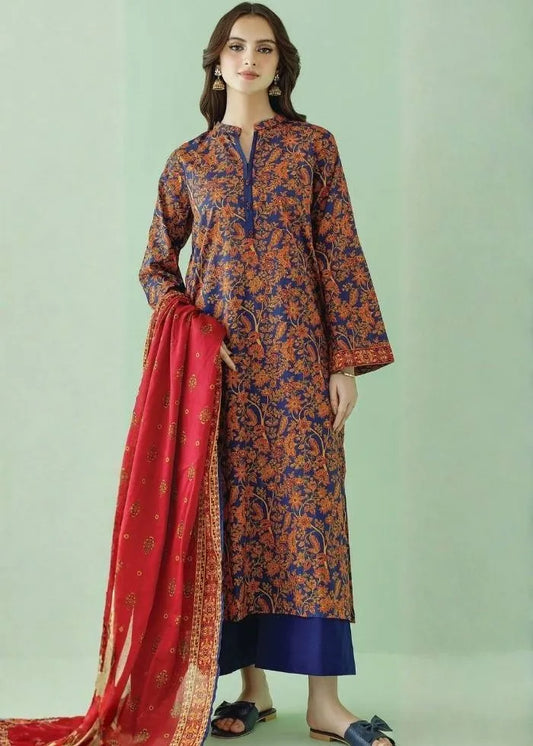 ORIENT BASIC LAWN COLLECTION 3 PIECE UNSTITCHED | ✅ 100% Original