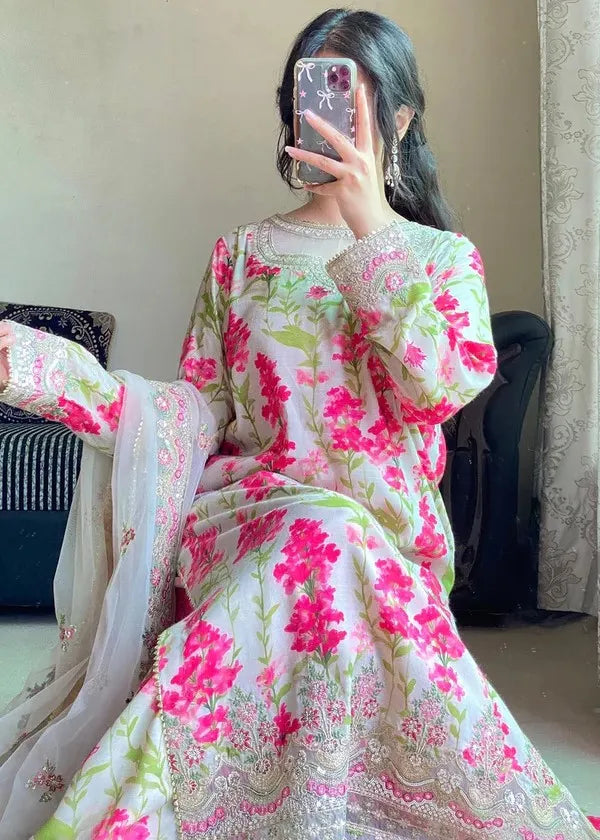 ANEELAS SILK SUIT FC-06 A