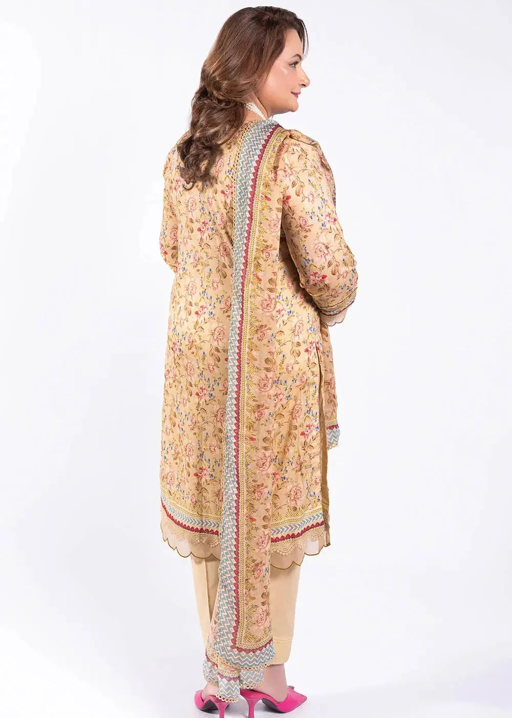 GUL AHMED MOTHER COLLECTION PRINTED LAWN 3PC UNSTITCHED D3