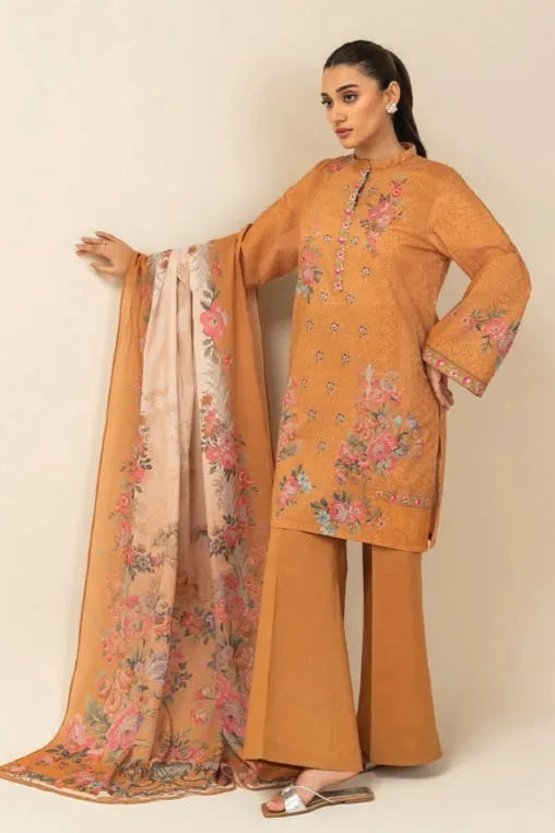 BEACHTREE PREMIUM LAWN 3 PCS MORBAGH UNSTITCHED D-01