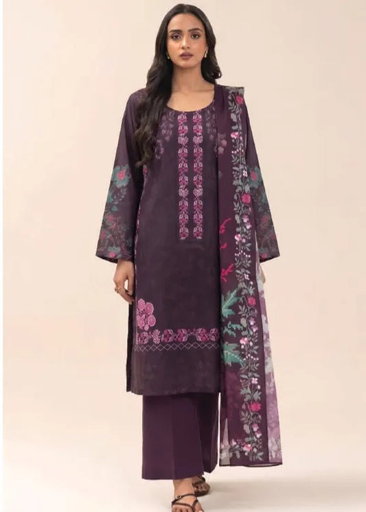 BEACHTREE PREMIUM LAWN 3 PCS MORBAGH UNSTITCHED D-09