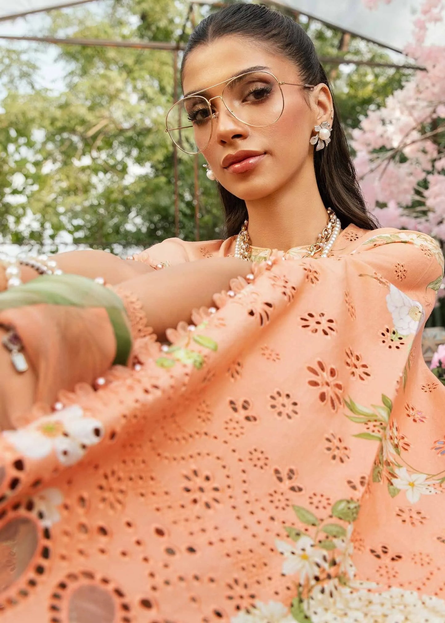 Maria b Eid Collection With Chiffon Dupatta 2A
