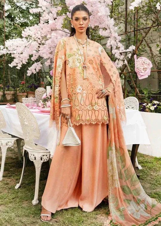 Maria b Eid Collection With Chiffon Dupatta 2A