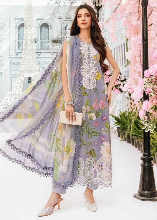 Maria b 4A With Chiffon Dupatta