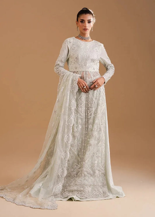 ZARIYA AFSANAY BAREEZE NET UNSTITCHED 3PC SUIT ELYSIA - ZB50035