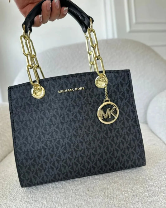 MICHAEL KORS MK SHOULDER BAG & HAND BAG FOR WOMAN BLACK COLOR