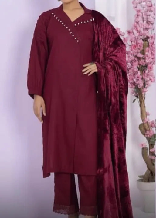 MAKHMAL BY RIAZ ART WINTER COLLECTION D-03 | ✅ 100% Original