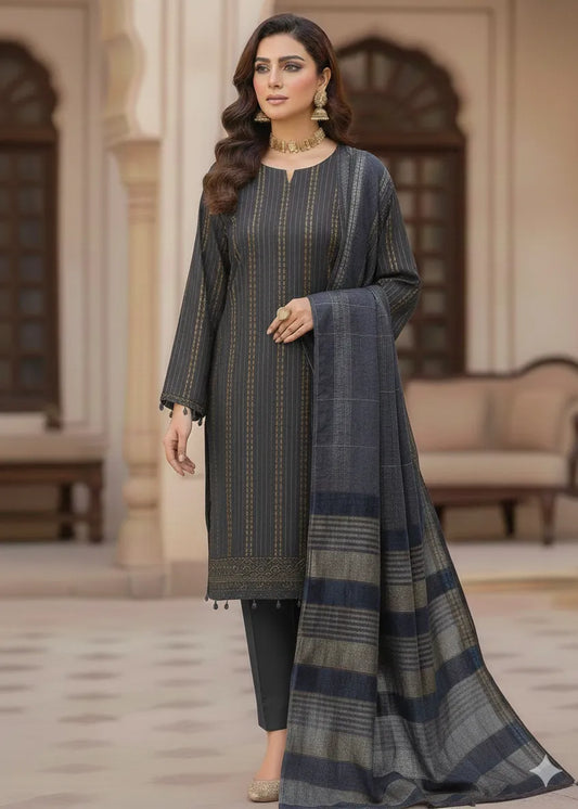 PERSIAN WOOL WINTER 3PC SUIT (Blue)