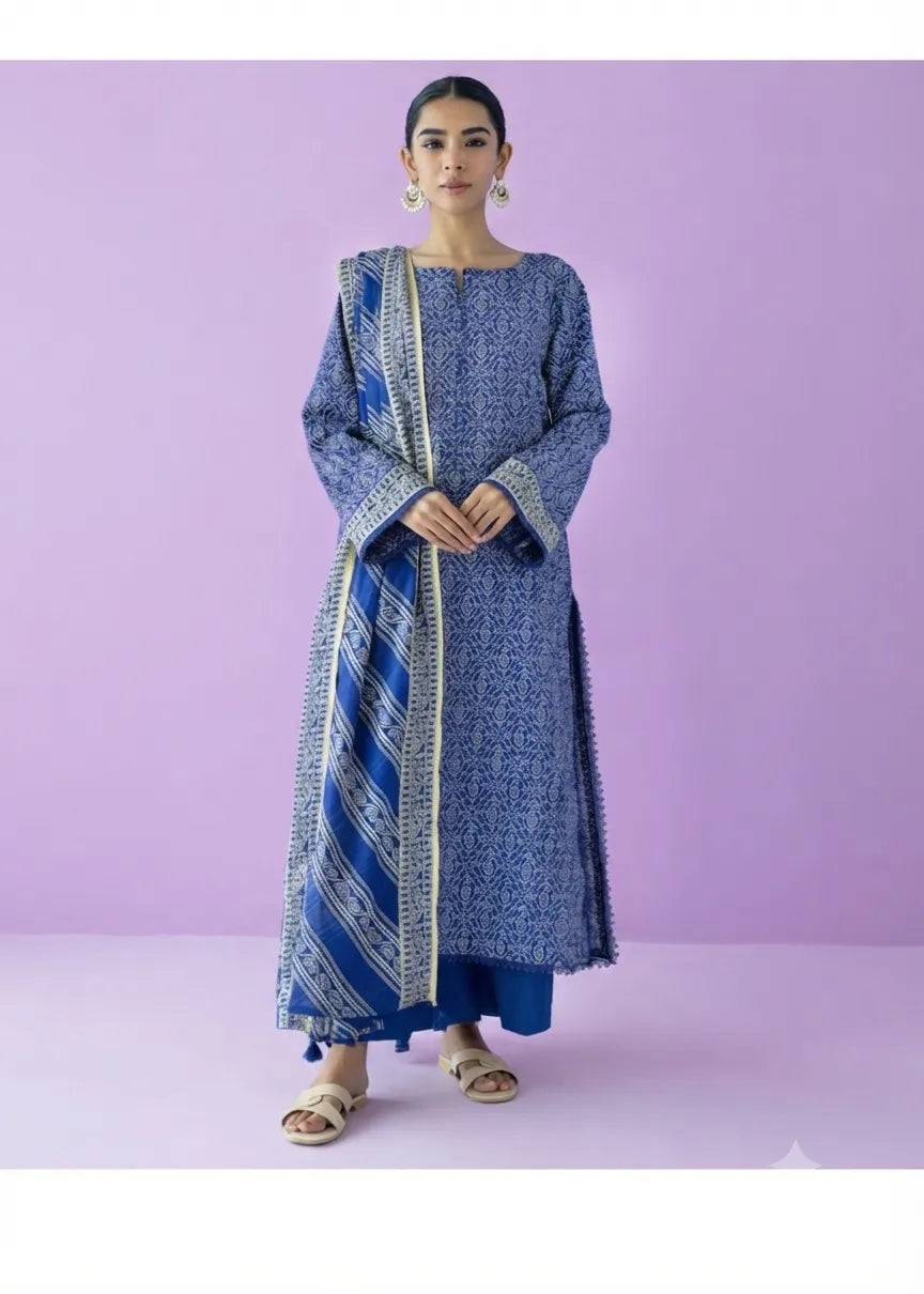 ORIENT BASIC LAWN COLLECTION 3 PIECE VOL 6 UNSTITCHED