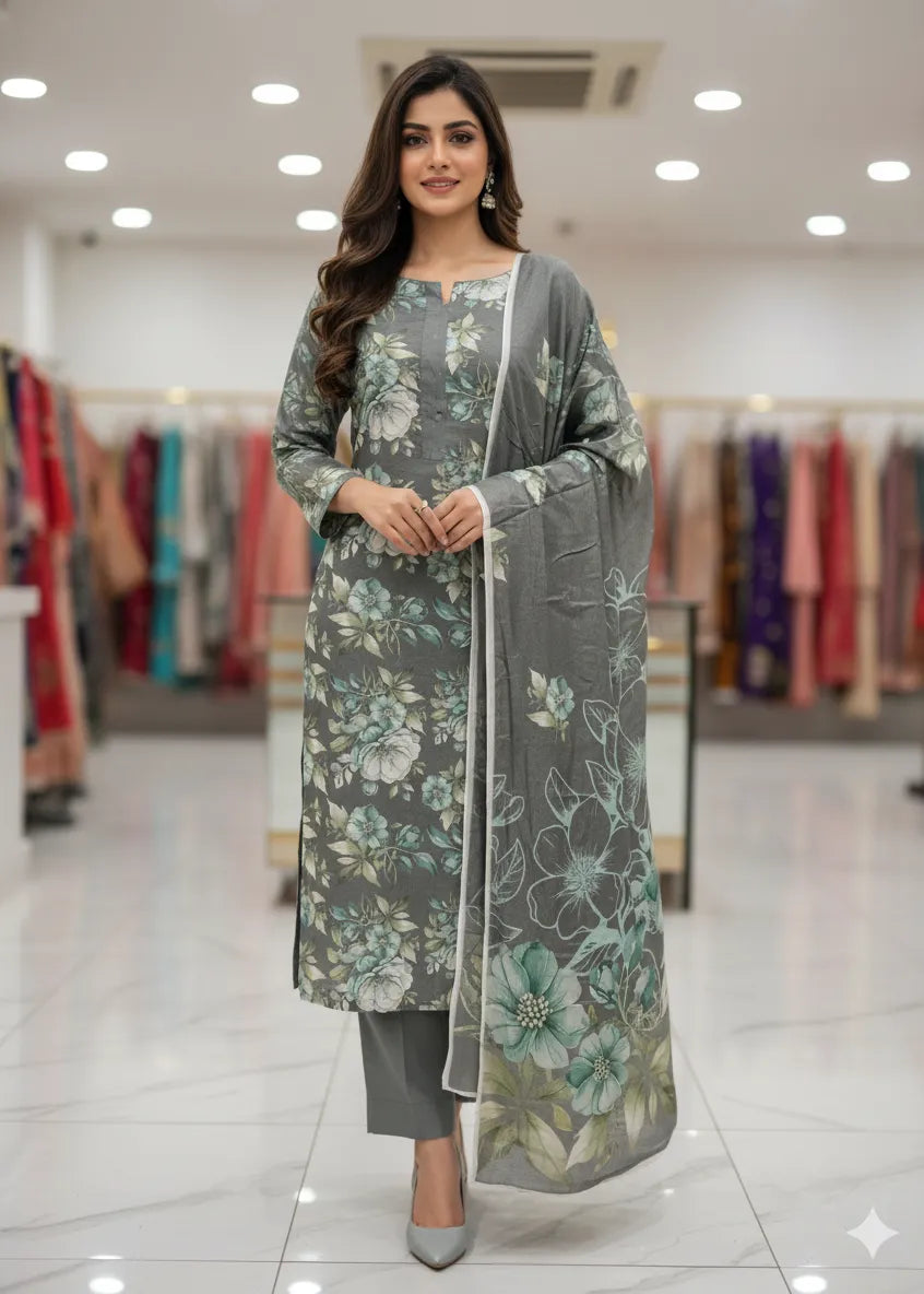 PRINTED MARINA SUIT 3PC PD-06