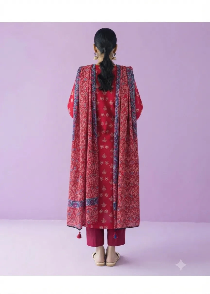 ORIENT BASIC LAWN COLLECTION 3 PIECE VOL 6 UNSTITCHED