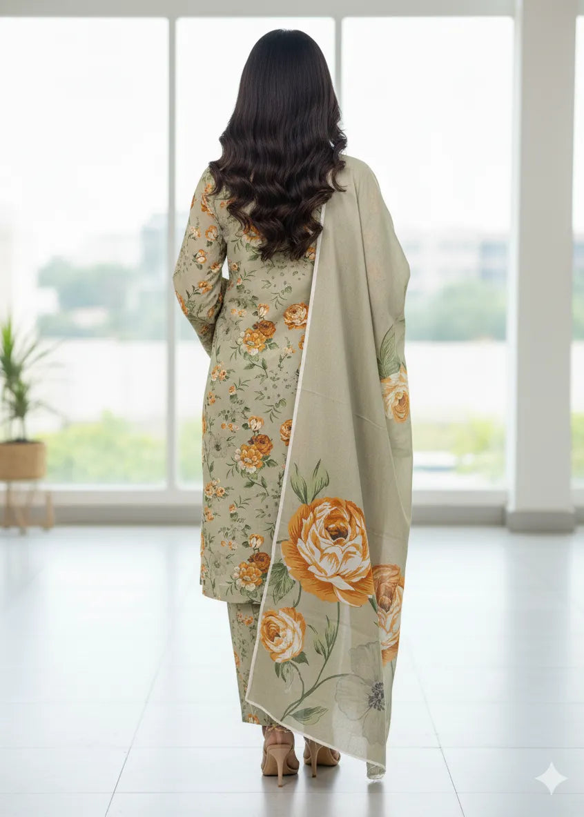 PRINTED MARINA SUIT 3PC PD-02