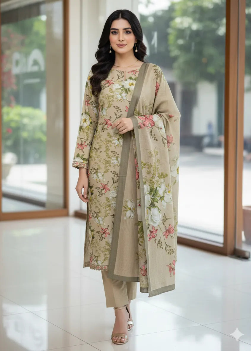 PRINTED MARINA SUIT 3PC PD-01