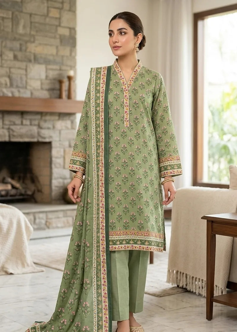 ZESH PREMIUM LAWN 3 PCS D-01